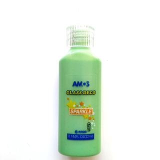 Barva na sklo třpytky zelená"01005"22ml/bal