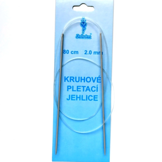 Jehlice kruhové 80cm/2mm"02016"