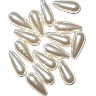 Plast.korálek hruška 17x7,5mm"03164"15ks/bal