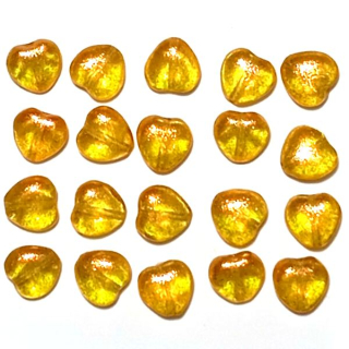 Srdíčka 8x8mm Candy Color"07922"20ks/bal