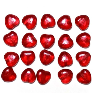 Srdíčka 8x8mm Candy Color"07994"20ks/bal
