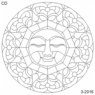Mandela č.3-2016 velikost C "10215"