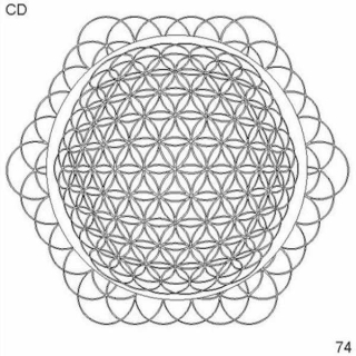 Mandela č.74 velikost C "10262"
