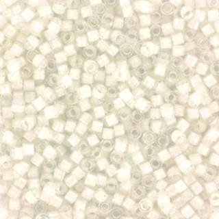 Miyuki DB-66 white lined ab crystal"11683"5g/bal