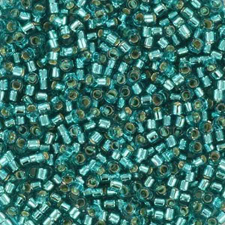 Miyuki DB-1208 silverlined caribbean teal"11854"5g/bal