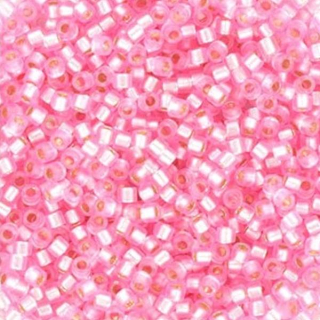 Miyuki DB-1335 silverlined dyed pink"11869"5g/bal