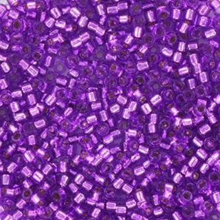 Miyuki DB-1345 silverlined dyed magenta"11872"5g/bal