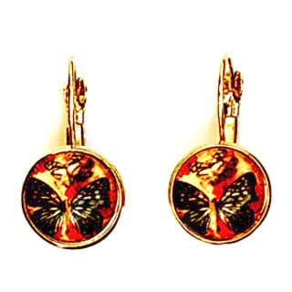 Náušnice s kabošony 12mm"164350"