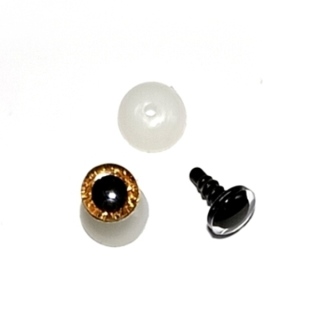Bezpečnostní oči s glitryí Ø 10mm "18101"2ks/bal