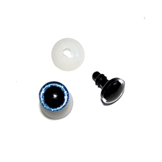 Bezpečnostní oči s glitry Ø 12mm "18104" 2ks/bal