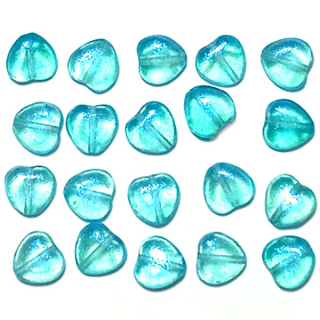 Srdíčka 8x8mm Candy Color"20200"20ks/bal