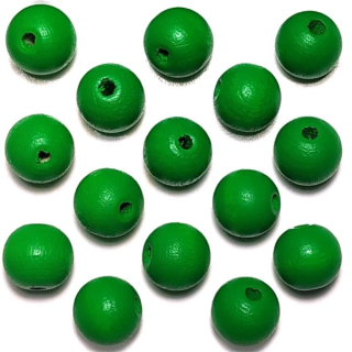 Dřevené korálky 10mm"20252"15ks/bal