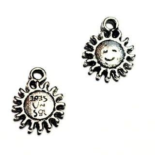 Přívěšek slunce 15x12mm starostříbro"20393"1ks/bal