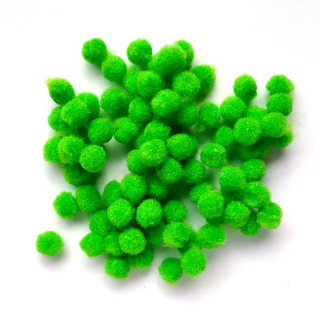 Bambulky sv.zelené cca 5mm "20541" 10g/bal