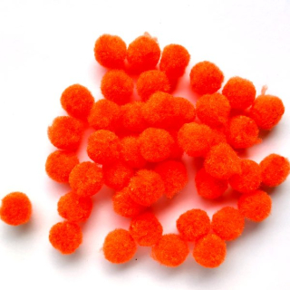 Bambulky oranžové cca 10mm "20548" 10g/bal