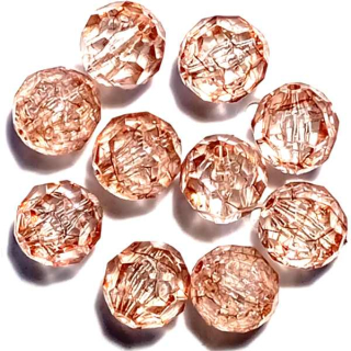 Plastové korálky 13mm"20561"10ks/bal