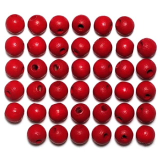 Dřevené korálky 6mm"20659"50ks/bal