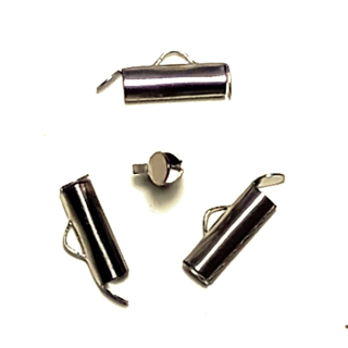Koncovka na šíté šperky 6x13x4mm ocel 304á"20836"4ks/bal