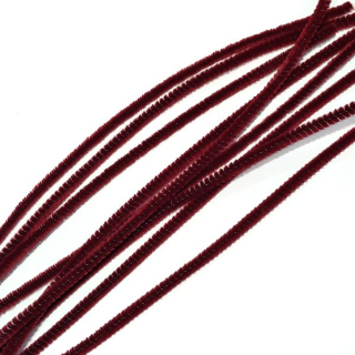 Chlupaté modelovací drátky"21032" bordo