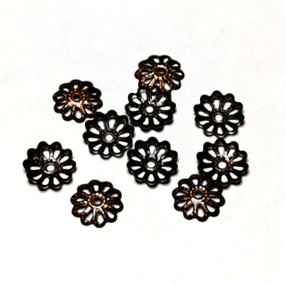 Kaplík barva staroměď 2x8mm"21155"10ks/bal