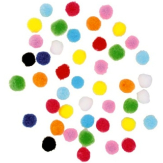 Bambulky mix barev 1,5cm"2873" 60ks/bal