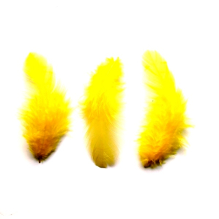 Péří žlutá cca 1 - 10 cm"38019"10g/bal