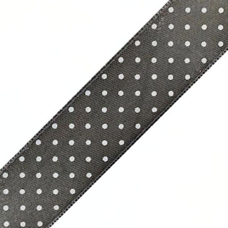 Atlasová stuha jednolící malý puntík 25mm 6139A