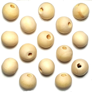 Dřevené korálky 10mm"71930"30ks/bal