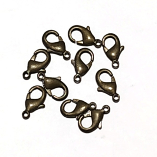 Karabinka m12x6,5mm bronz"77052"10ks/bal
