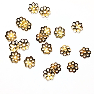 Kaplík barva zlata 1x6mm"77140"20ks/bal