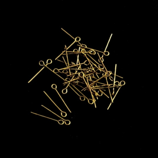 Ketlovací jehla mosaz 30mm"77233"50ks/bal