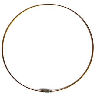 Obruč zlatá délka 45cm průměr 14.5cm"77269_2"1ks/bal