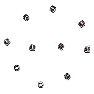 Kovový korálek 3x2,5mm ocel"77569"1ks/bal
