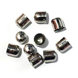 Kaplík barva platina 10x10mm"77779"10ks/bal
