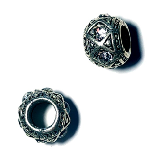 Kov. korál. se šatony 11x8mm"77950"1ks/bal