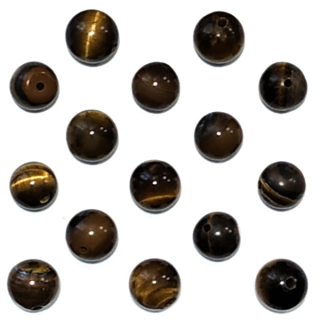 Minerál Tygří oko 8mm"78507"1ks/bal