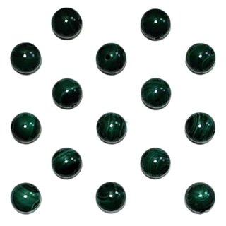 Minerál Malachit 6mm "78519"1ks/bal