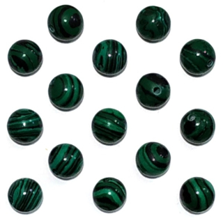 Minerál Malachit 8mm"78520"1ks/bal