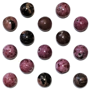 Minerál Rhodonit 8mm"78551"1ks/bal
