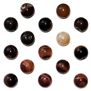 Minerál Achát madagaskarský 8mm"78582"1ks/bal