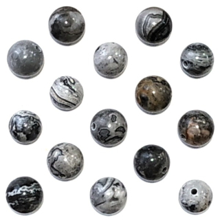 Minerál Jaspis hedvábný 8mm"78594"1ks/bal