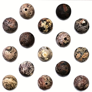 Minerál Jaspis leopardí 8mm"78597"1ks/bal