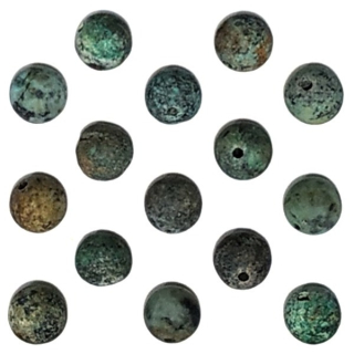 Minerál tyrkys africký mat. 8mm"78664"1ks/bal