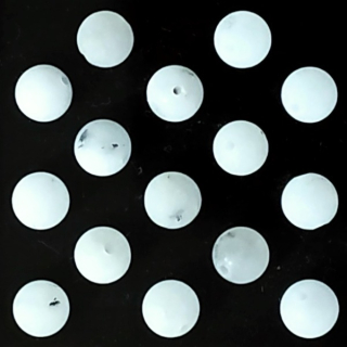Minerál Křišťál rutilový mat. 8mm"78679"1ks/bal