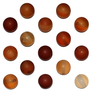 Minerál Karneol mat. 8mm"78693"1ks/bal